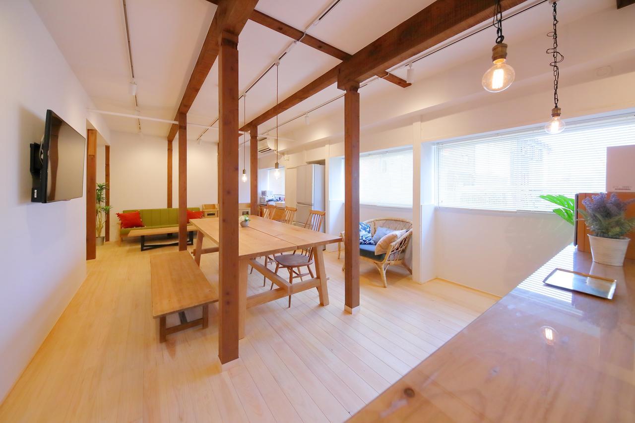 Raku Hostel Osaka Exterior foto