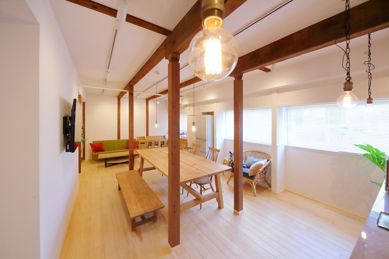 Raku Hostel Osaka Exterior foto